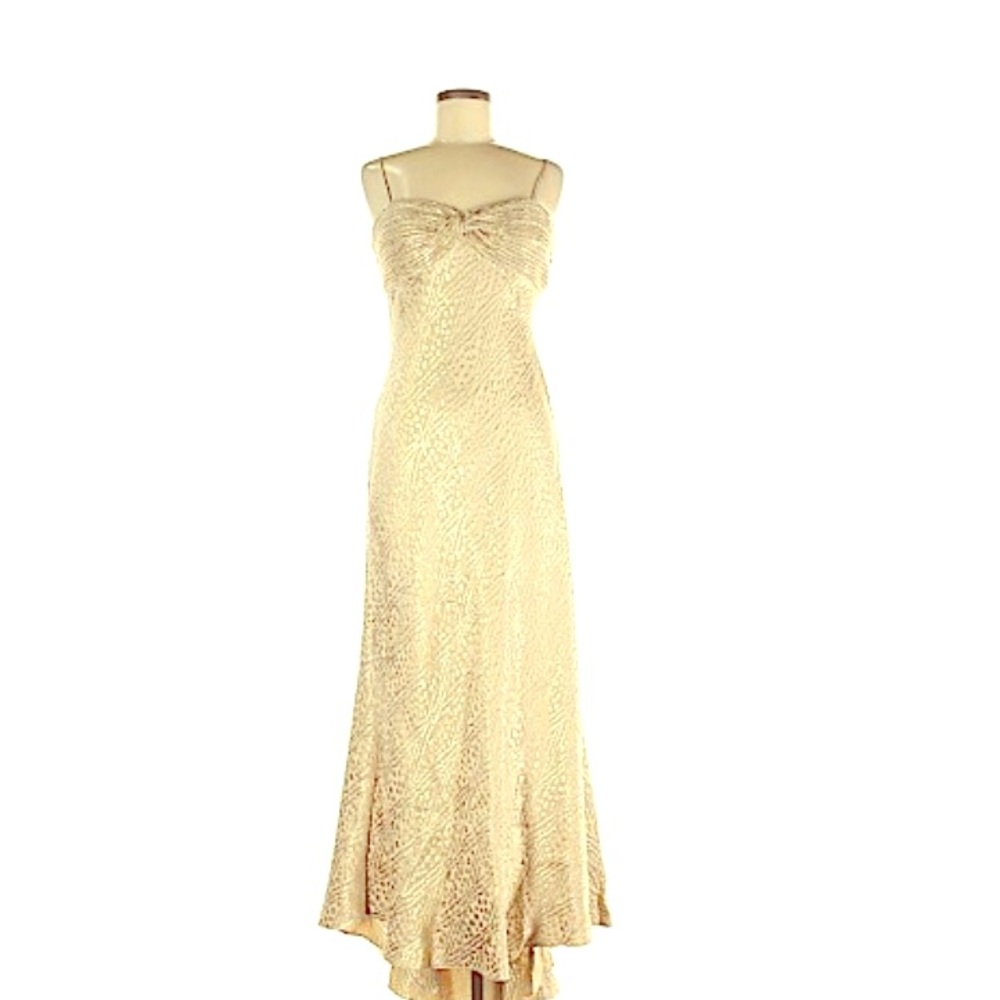 Chetta B Formal evening dress in Gold
